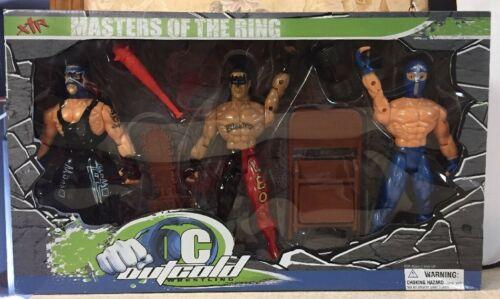XTR Toys Outcold Wrestling Masters of the Ring Bootleg/Knockoff 3-Pack: Nitemare, Leo & Tiger Claw