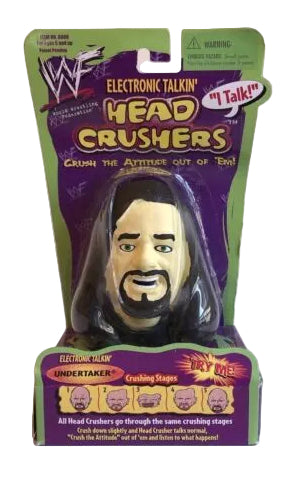 1999 WWF Planet Toys Electronic Talkin' Head Crushers Undertaker