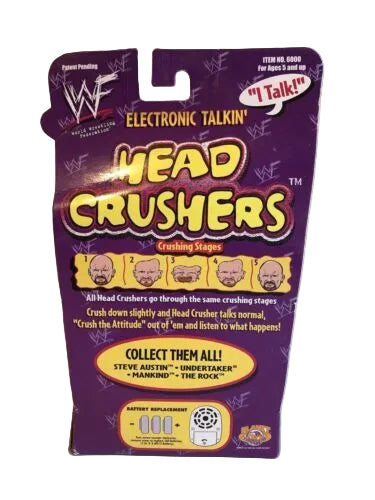1999 WWF Planet Toys Electronic Talkin' Head Crushers Undertaker