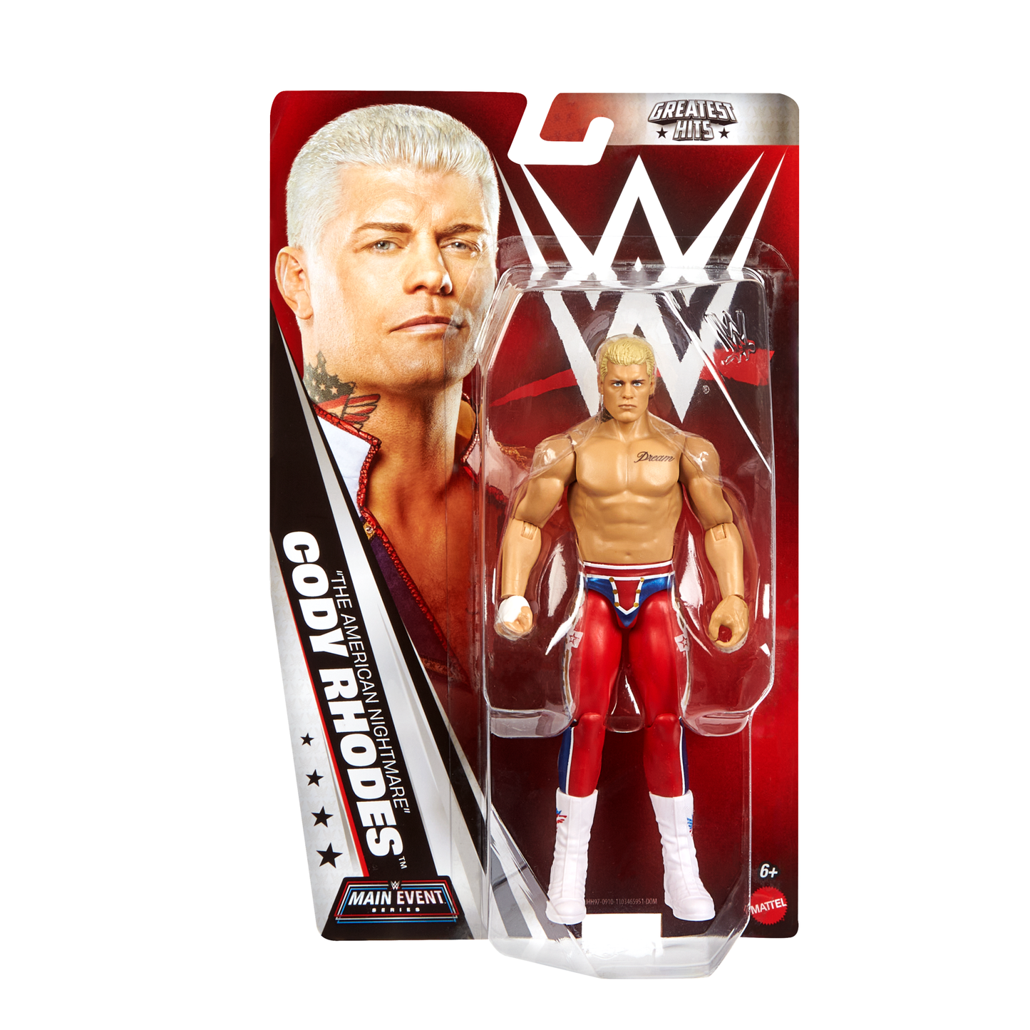 2025 WWE Mattel Main Event Greatest Hits Series 2 "The American Nightmare" Cody Rhodes