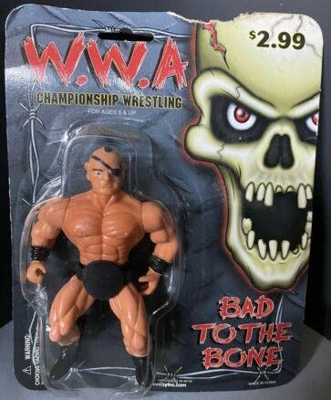 1999 Novelty Inc. W.W.A. Championship Wrestling Bootleg/Knockoff Wrestler