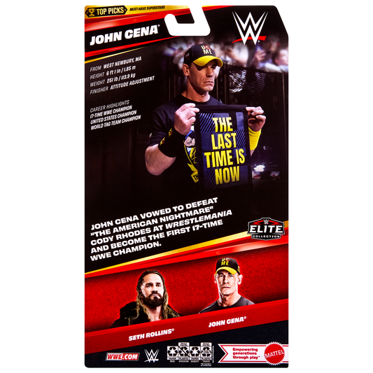 2026 WWE Mattel Elite Collection Top Picks John Cena