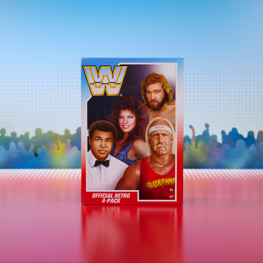 2024 WWE Mattel Creations Exclusive Retro Series 15 Official Retro 4-Pack
