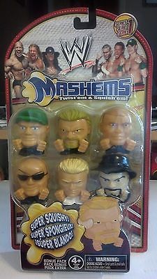 2012 WWE Tech 4 Kids Mash'ems Series 1 Bonus Pack: John Cena, Triple H, Randy Orton, The Rock, Dolph Ziggler & Undertaker