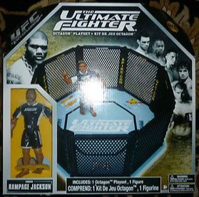 2010 Jakks Pacific UFC The Ultimate Fighter Octagon Playset [With Rampage Jackson]