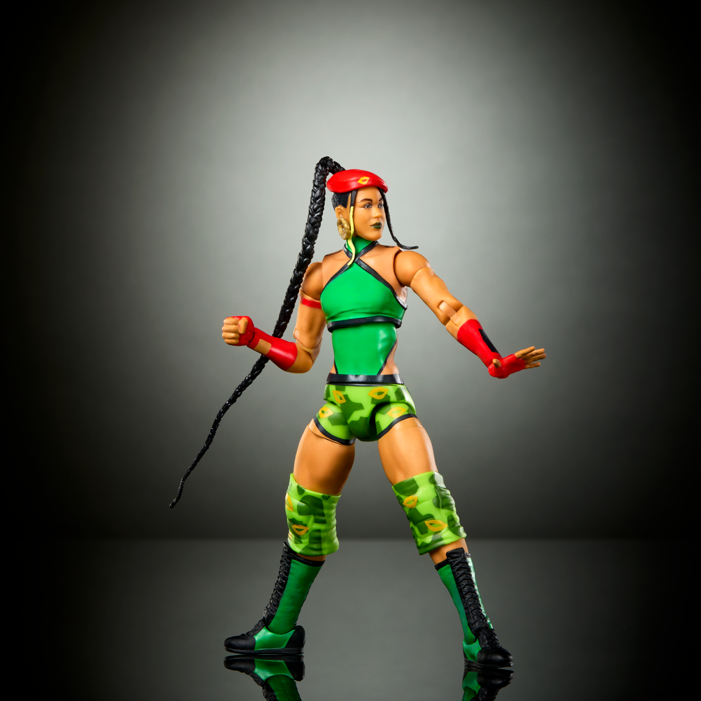 2026 WWE x Street Fighter Elite Collection Series 2 Bianca Belair as Cammy [Exclusive]