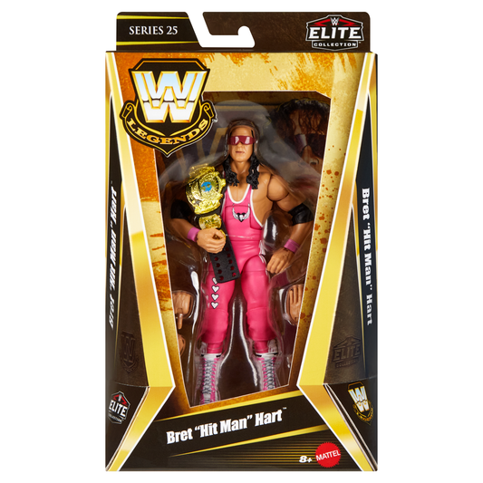 2024 WWE Mattel Elite Collection Legends Series 25 Bret "Hit Man" Hart