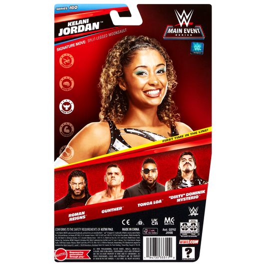 2025 WWE Mattel Main Event Series 160 Kelani Jordan