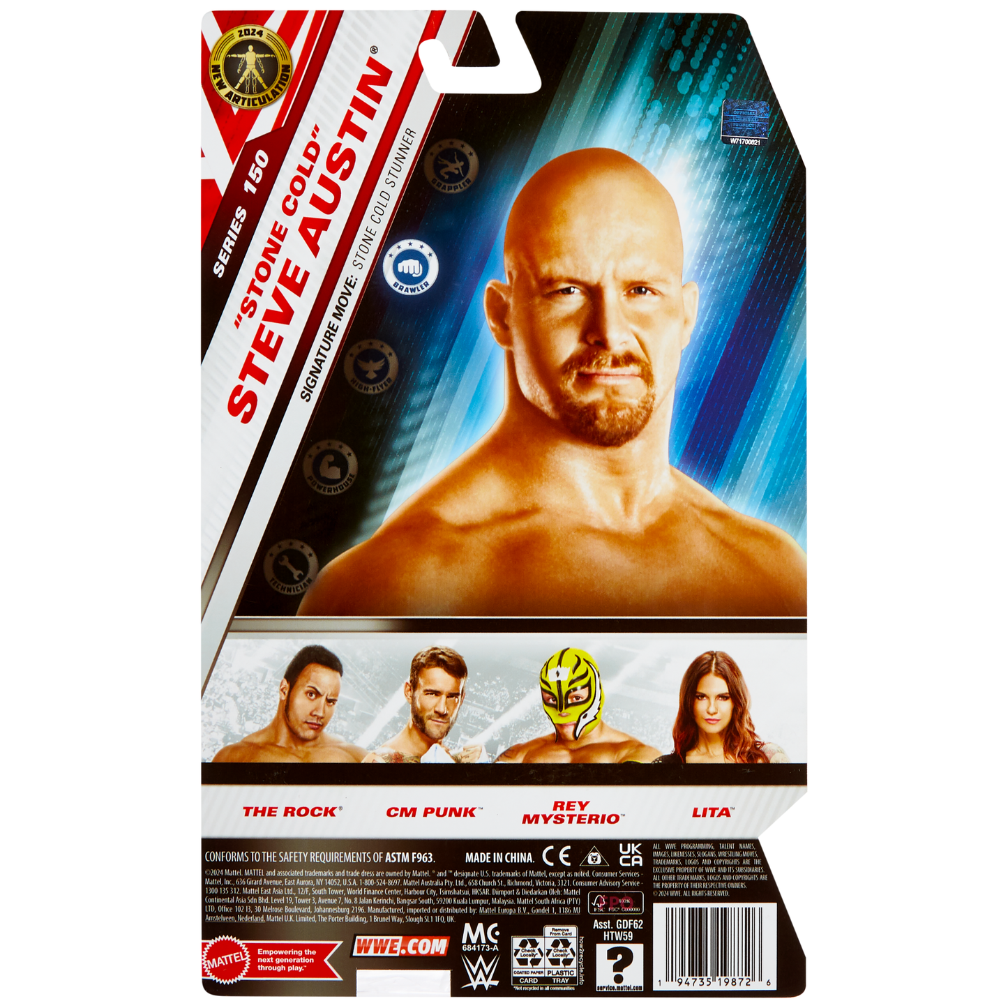 2024 WWE Mattel Main Event Series 150 Stone Cold Steve Austin