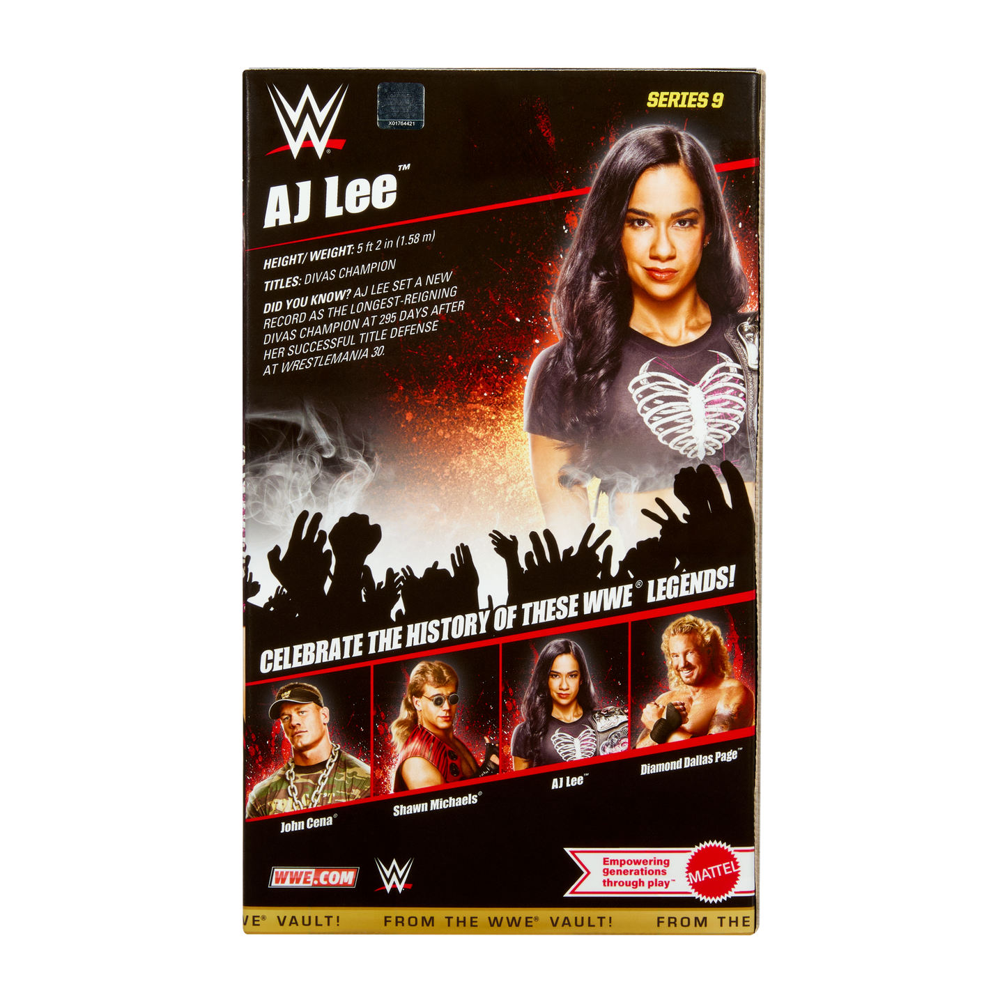 2026 WWE Mattel Elite Collection From the Vault Series 9 AJ Lee