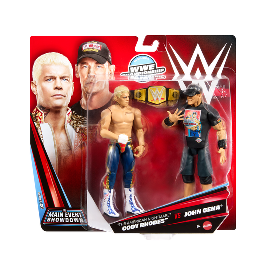 2026 WWE Mattel Main Event Showdown Series 26 "The American Nightmare" Cody Rhodes vs. John Cena
