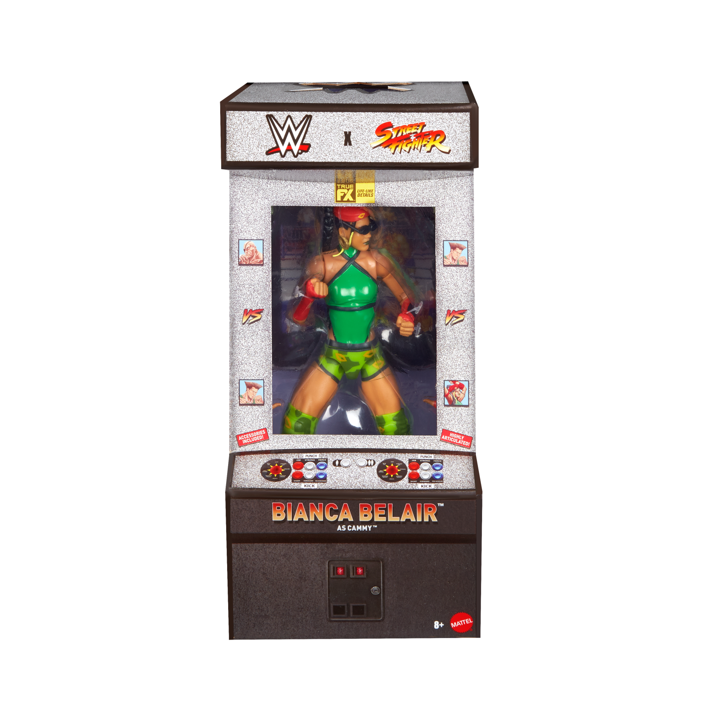 2026 WWE x Street Fighter Elite Collection Series 2 Bianca Belair as Cammy [Exclusive]