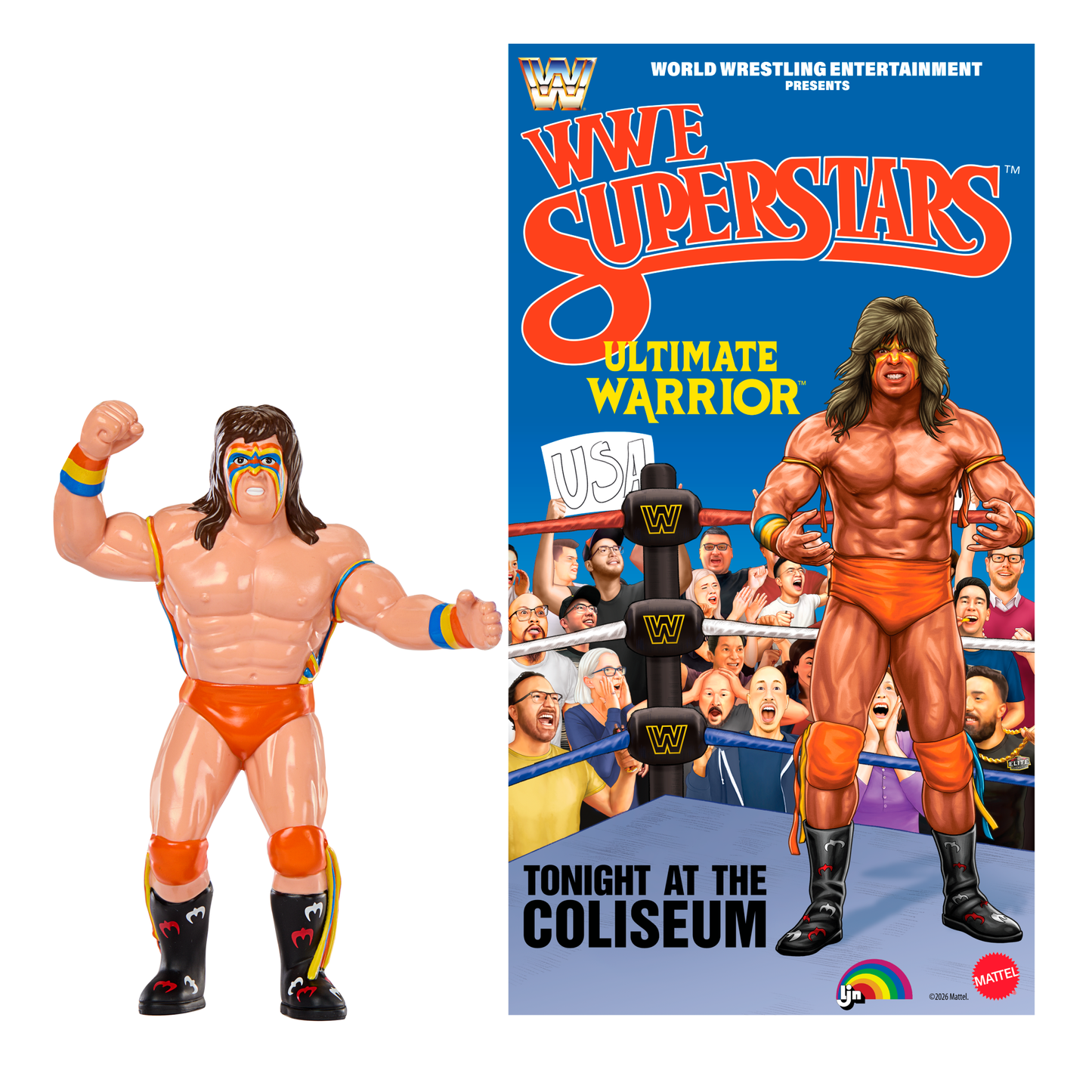 2026 Mattel LJN WWE Superstars Series 2 Ultimate Warrior [Exclusive]