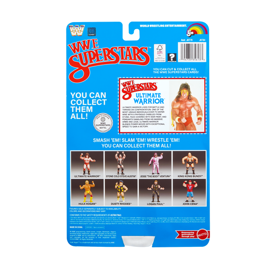 2026 Mattel LJN WWE Superstars Series 2 Ultimate Warrior [Exclusive]