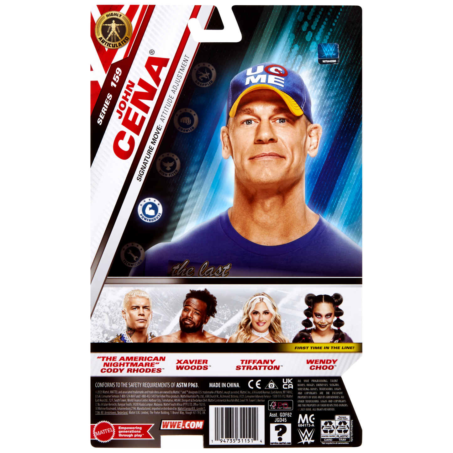 2025 WWE Mattel Main Event Series 159 John Cena