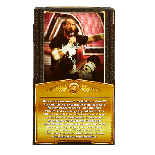 2024 WWE Mattel Elite Collection Ringside Exclusive Defining Moments CM Punk