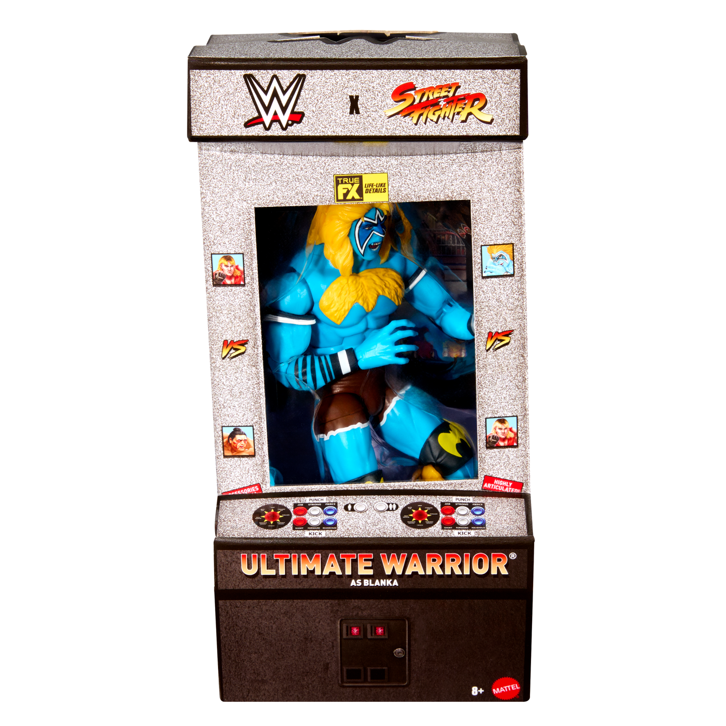 2026 WWE x Street Fighter Elite Collection Series 3 Ultimate Warrior as Blanka [Player Two]