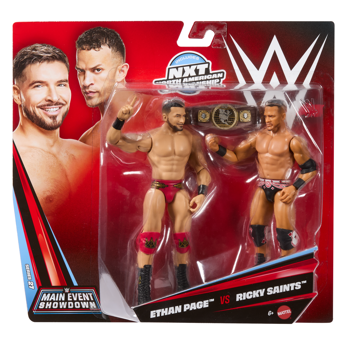 2026 WWE Mattel Main Event Showdown Series 27 Ethan Page vs. Ricky Saints