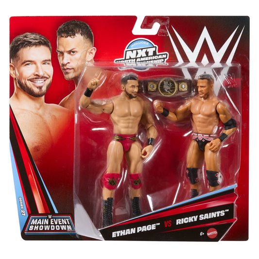 2026 WWE Mattel Main Event Showdown Series 27 Ethan Page vs. Ricky Saints