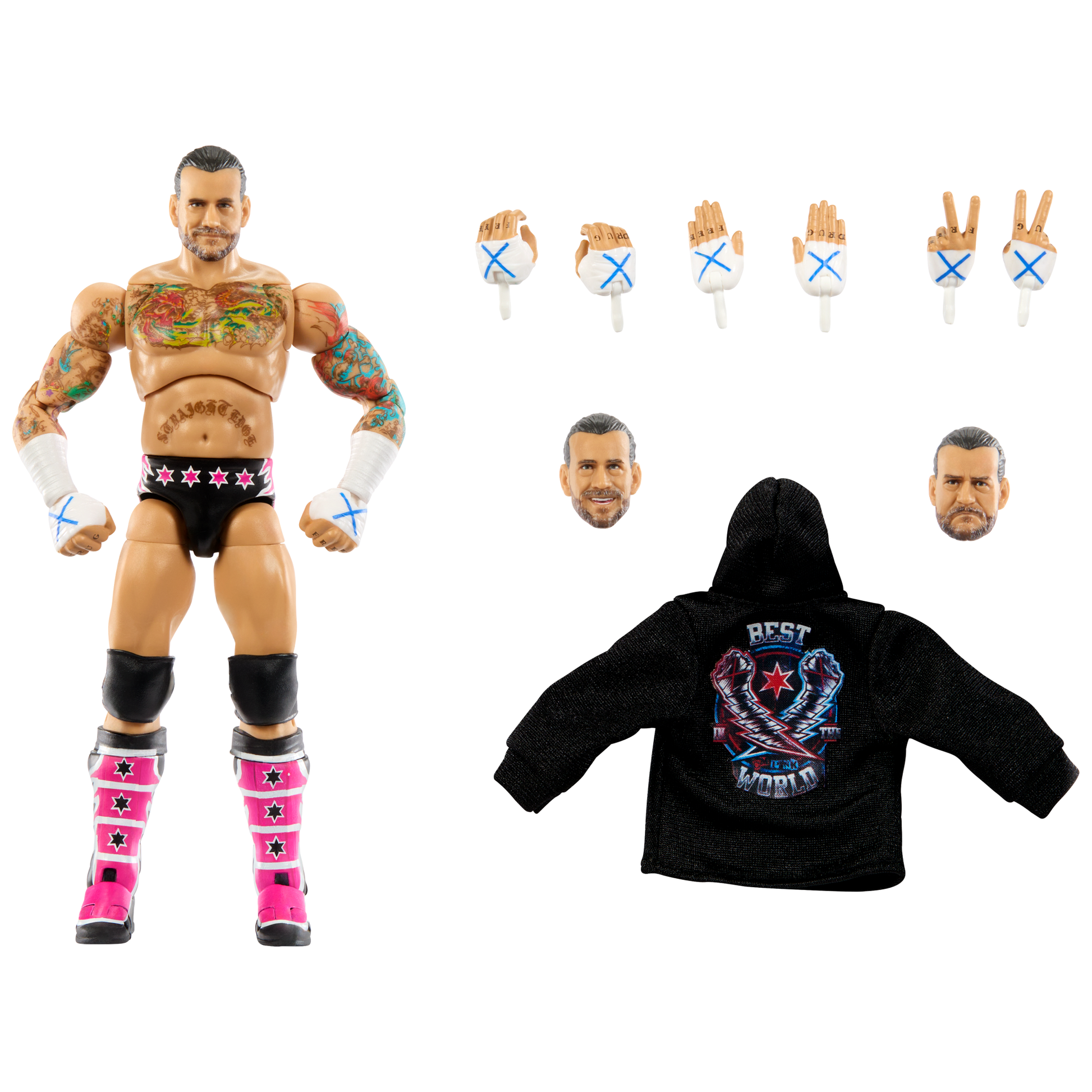 WWE CM Punkフィギュア 新品未開封 Ultimate Edition 2025 WWE Mattel Ultimate Edition Series 27 CM Punk