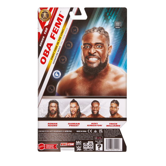 2025 WWE Mattel Main Event Series 158 Oba Femi