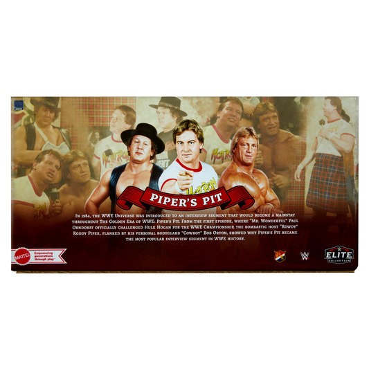 2026 WWE Mattel Elite Collection Target Exclusive Piper's Pit 3-Pack: "Mr. Wonderful" Paul Orndorff, "Rowdy" Roddy Piper & "Cowboy" Bob Orton