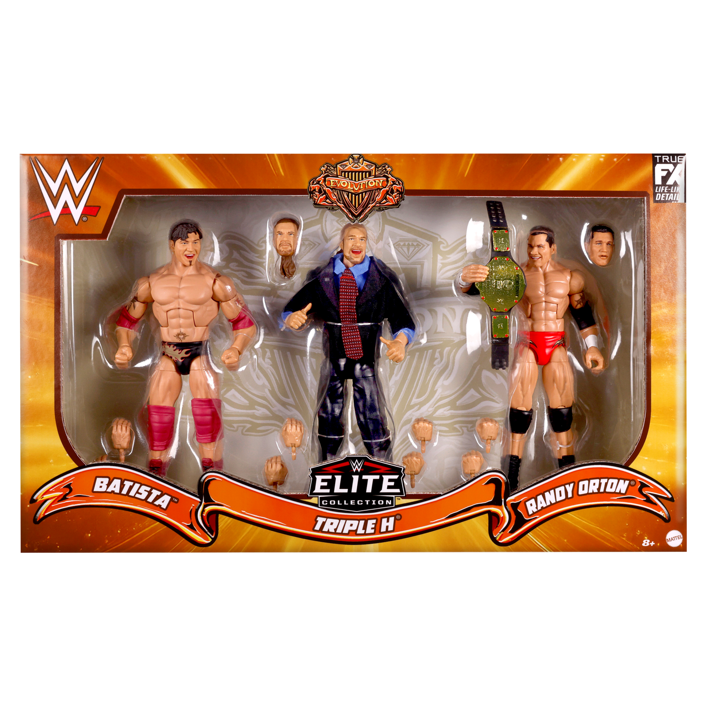 2025 WWE Mattel Elite Collection Target Exclusive Evolution 3-Pack