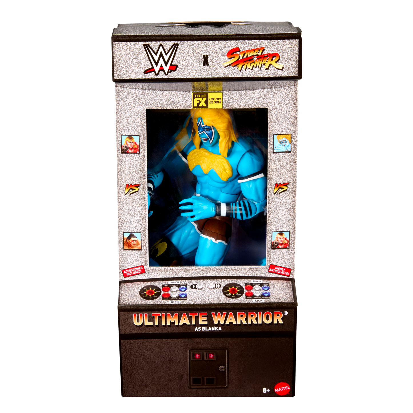 2026 WWE x Street Fighter Elite Collection Series 3 Ultimate Warrior as Blanka [Player Two]
