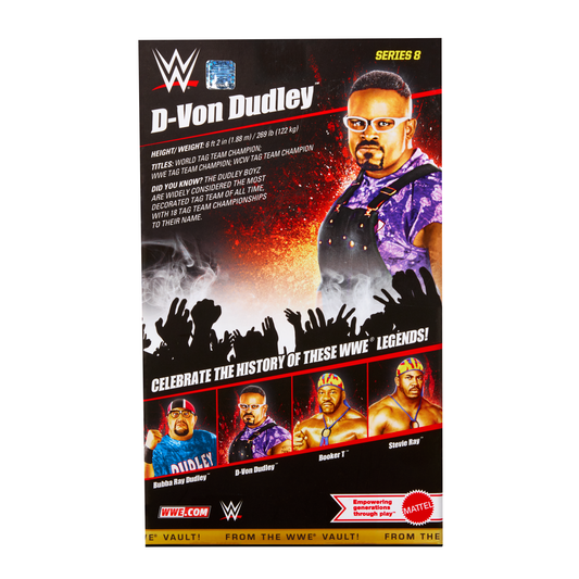 2026 WWE Mattel Elite Collection From the Vault Series 8 D-Von Dudley