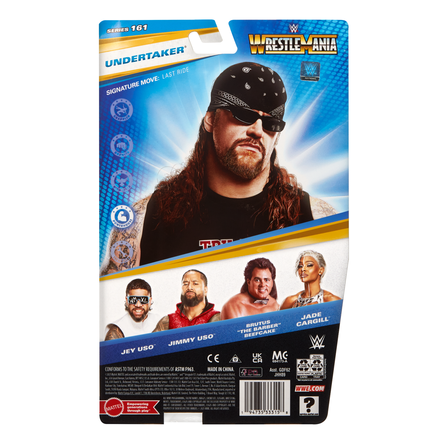 2025 WWE Mattel Main Event Series 161 Undertaker