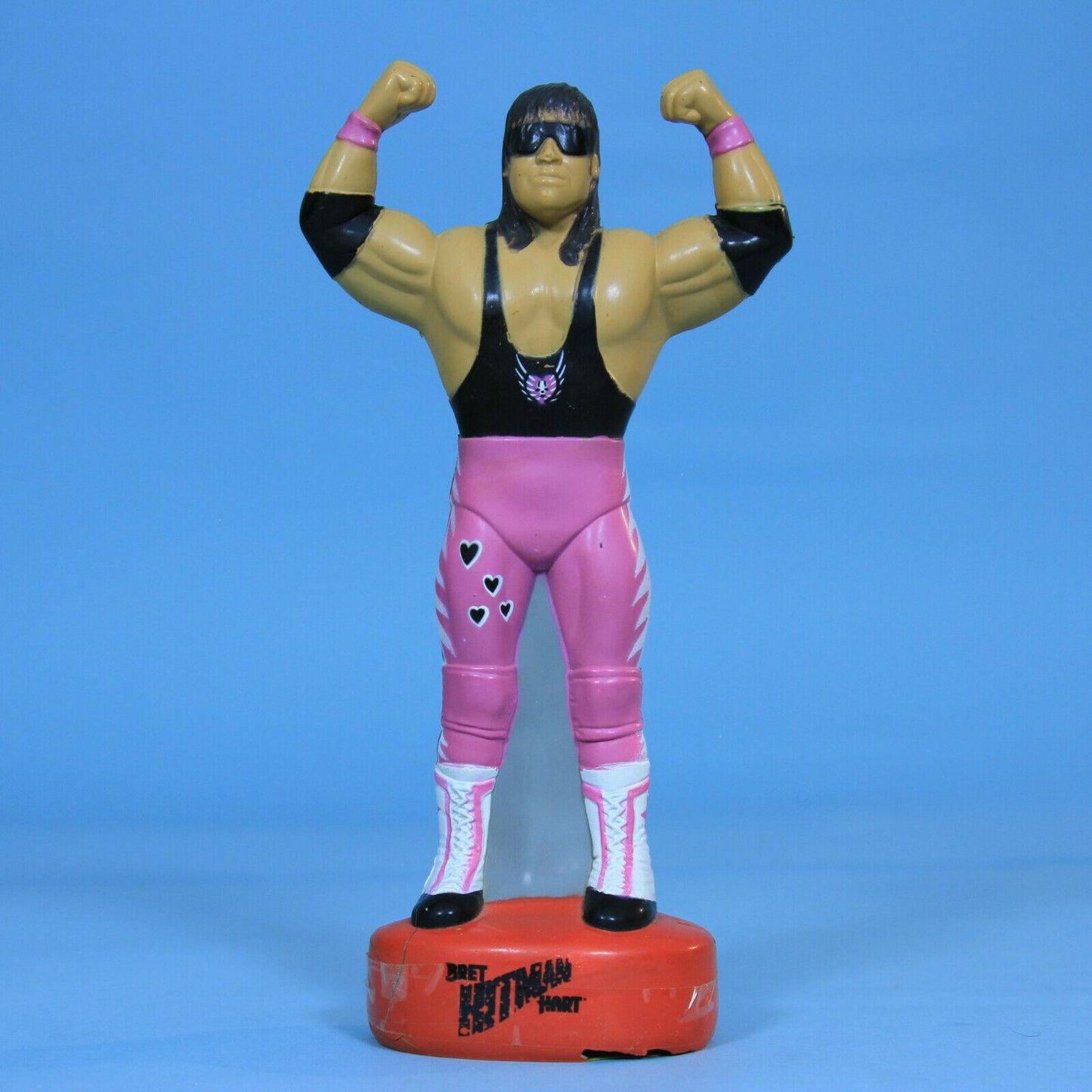 1991 WWF Titan Sports Bret "Hitman" Hart Bath Salts Figure