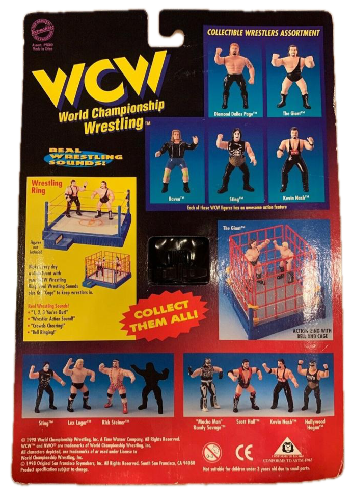 1998 WCW/nWo Power popular Punch Sting Figure Toymakers