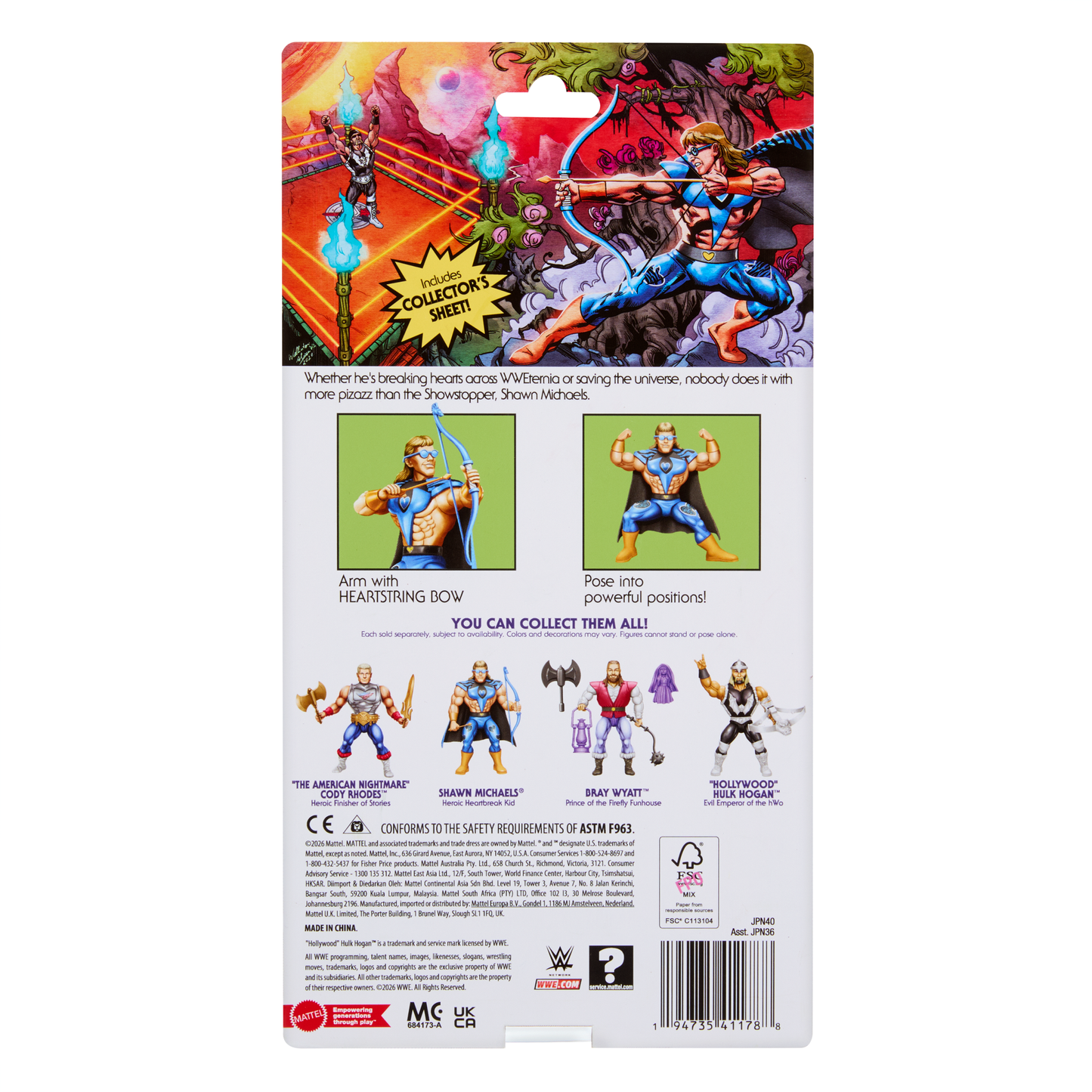 2026 Mattel Masters of the WWE Universe Series 9 Shawn Michaels [Exclusive]