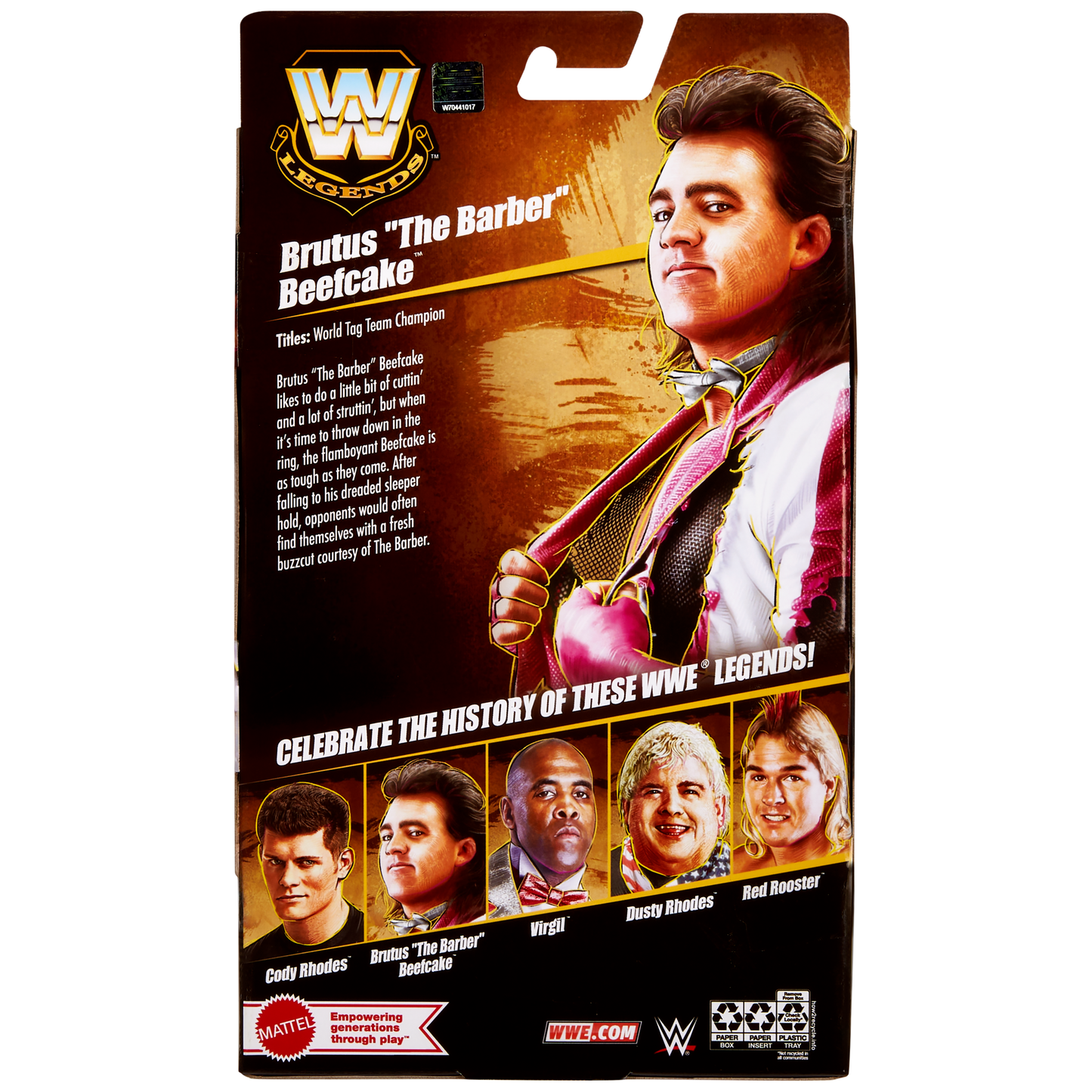 2025 WWE Mattel Elite Collection Legends Greatest Hits Series 3 Brutus "The Barber" Beefcake [Exclusive]
