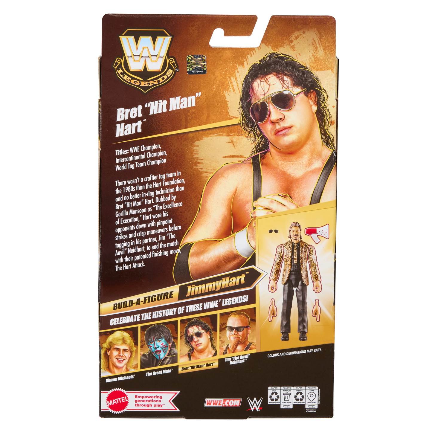 2026 WWE Mattel Elite Collection Legends Greatest Hits Series 4 Bret "Hit Man" Hart