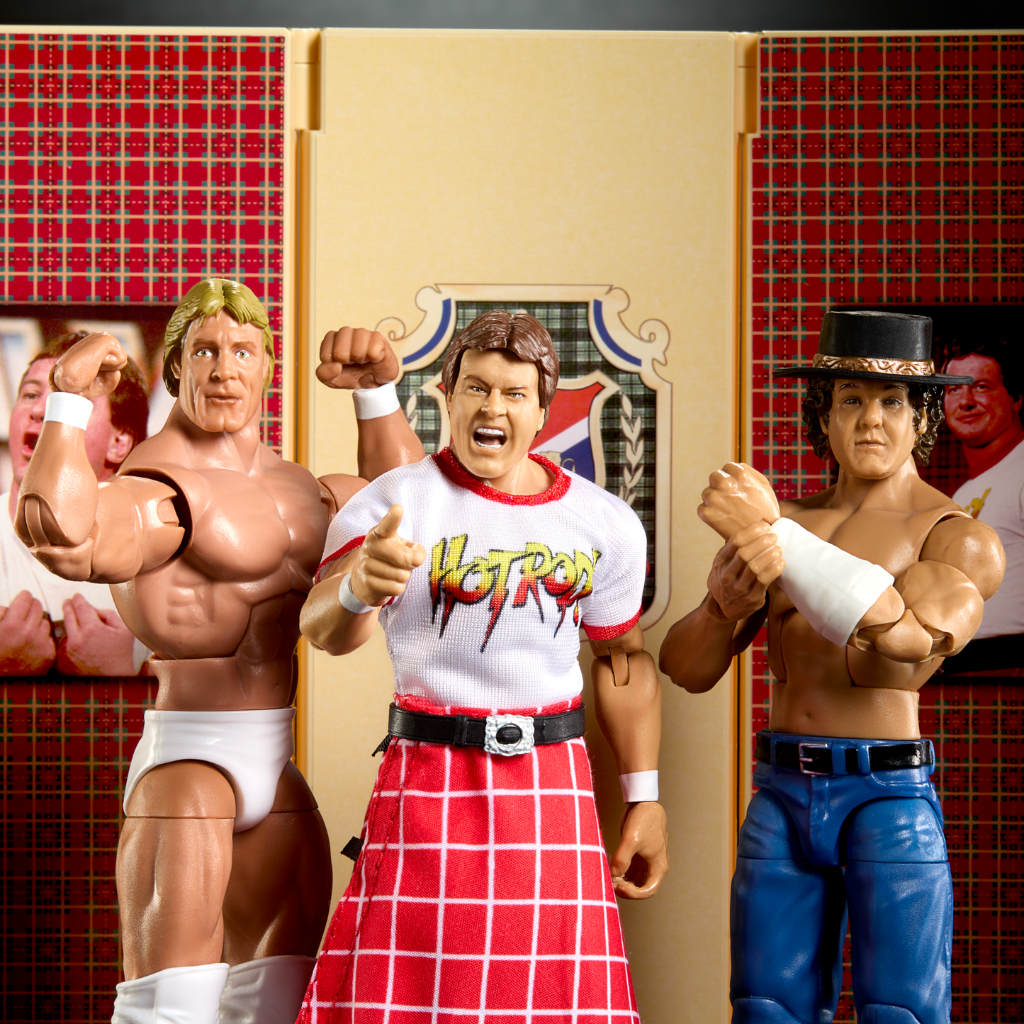 2026 WWE Mattel Elite Collection Target Exclusive Piper's Pit 3-Pack: "Mr. Wonderful" Paul Orndorff, "Rowdy" Roddy Piper & "Cowboy" Bob Orton