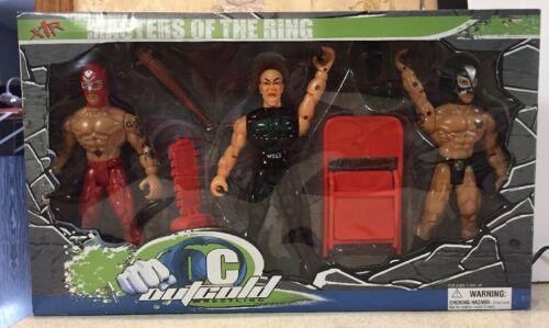 XTR Toys Outcold Wrestling Masters of the Ring Bootleg/Knockoff 3-Pack: Sly Hammer, Wolf & Travis Tremor