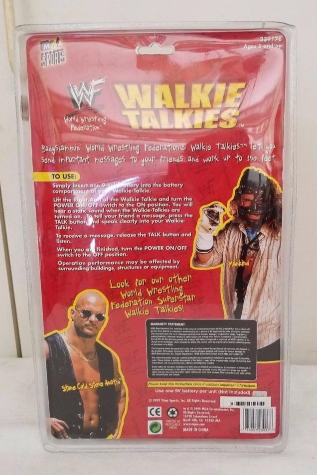 1999 WWF MGA Sports Walkie Talkies: Mankind & Stone Cold Steve Austin