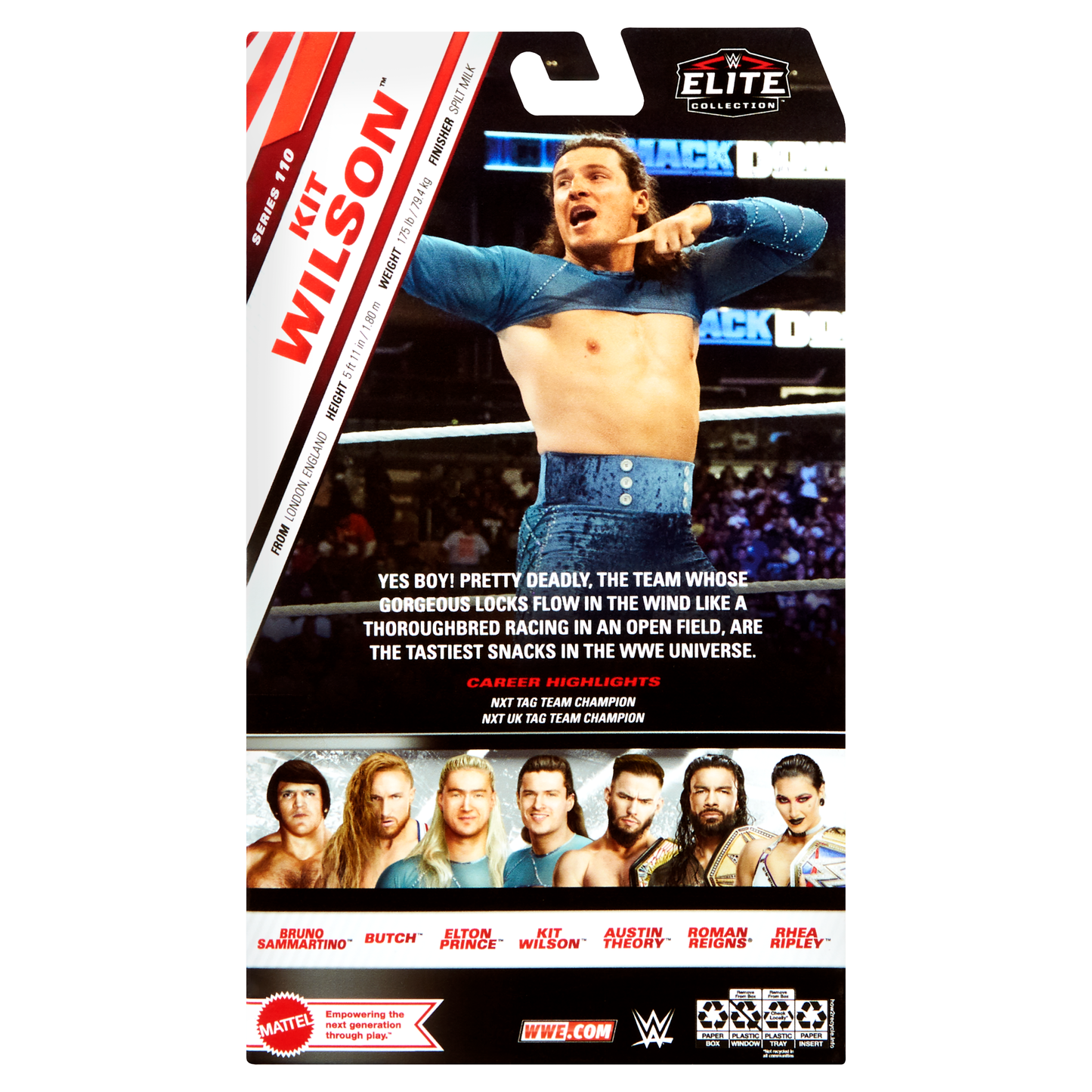 2024 WWE Mattel Elite Collection Series 110 Kit Wilson