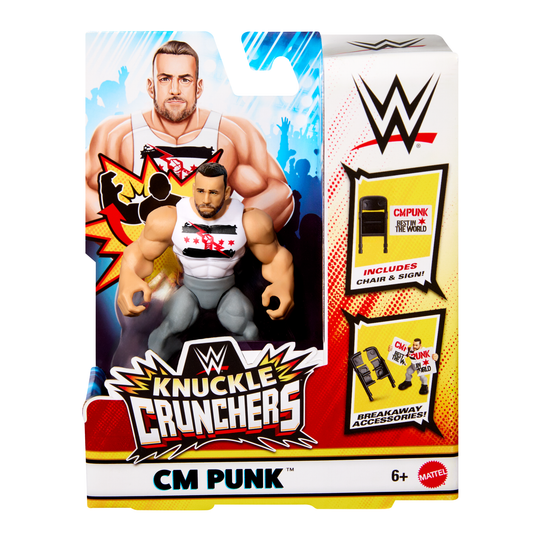 2026 WWE Mattel Knuckle Crunchers Series 10 CM Punk