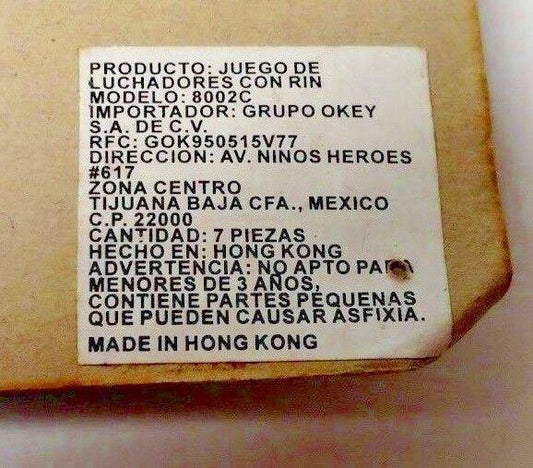 World's No. 1 Wrestling Bootleg/Knockoff 6-Pack & Wrestling Ring