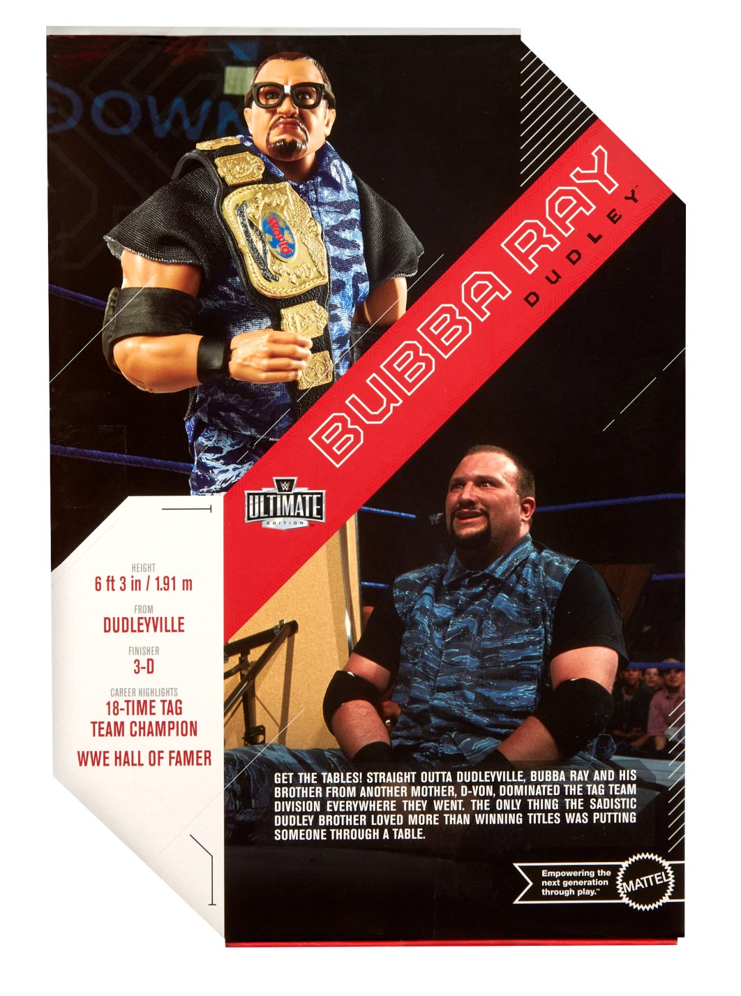 2025 WWE Mattel Ultimate Edition Bubba Ray Dudley [Exclusive]