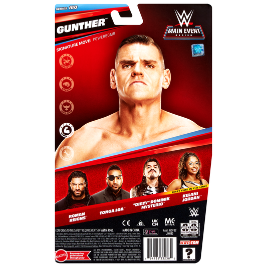 2025 WWE Mattel Main Event Series 160 Gunther