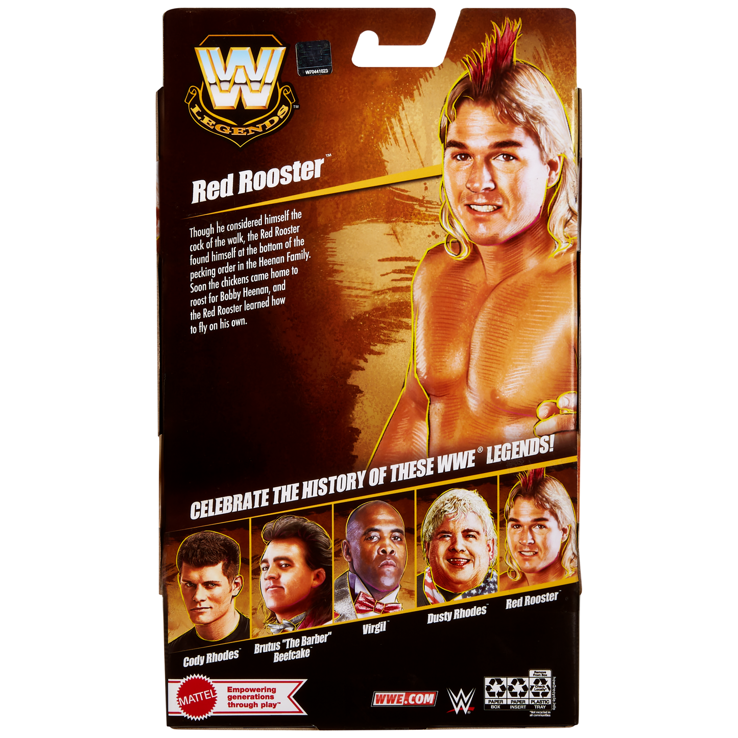 2025 WWE Mattel Elite Collection Legends Greatest Hits Series 3 Red Rooster [Exclusive]