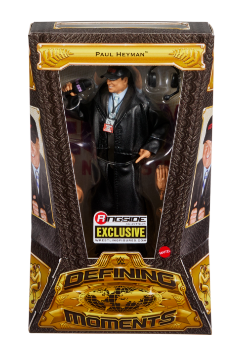 2025 WWE Mattel Elite Collection Ringside Exclusive Defining Moments Paul Heyman