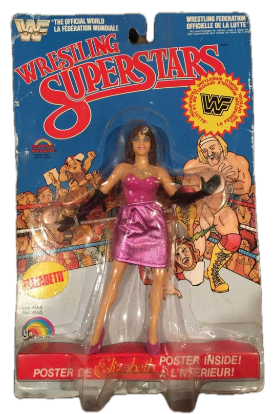 1986 WWF LJN Wrestling Superstars Series 3 Elizabeth [With Purple Skirt]