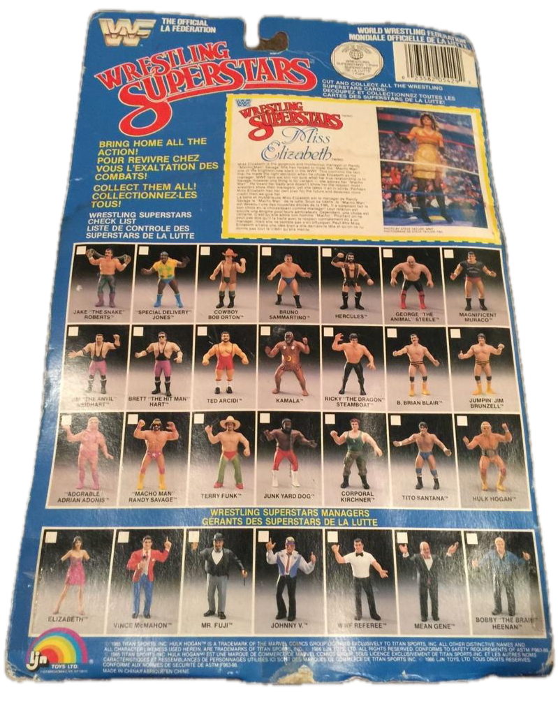 1986 WWF LJN Wrestling Superstars Series 3 Elizabeth [With Purple Skirt]