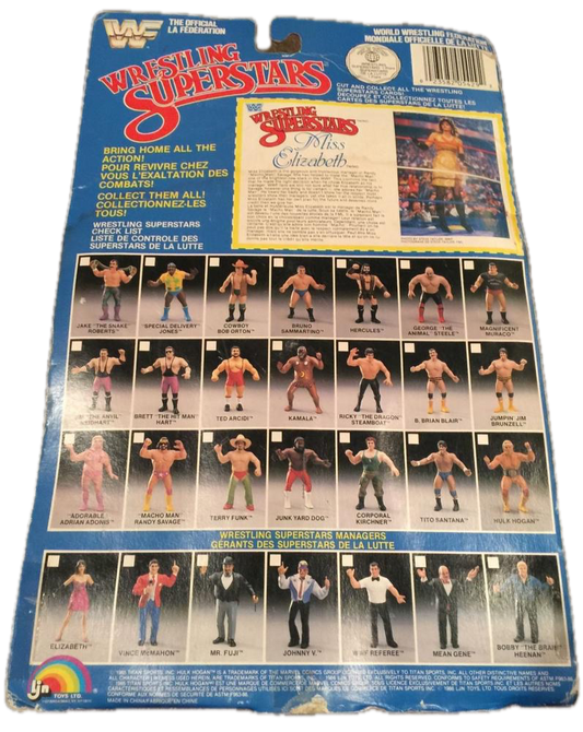 1986 WWF LJN Wrestling Superstars Series 3 Elizabeth [With Purple Skirt]