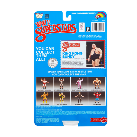 2026 Mattel LJN WWE Superstars Series 2 King Kong Bundy [Exclusive]
