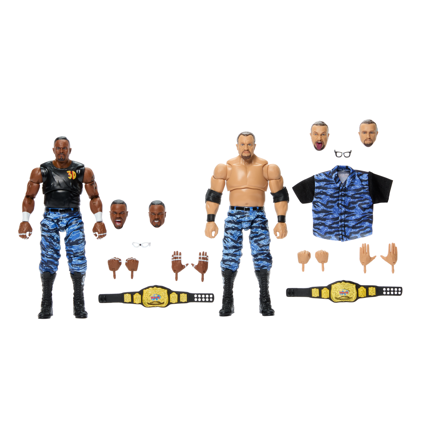 2025 WWE Mattel Ultimate Edition Tag Team Dudleys: Bubba Ray & D-Von Dudley [Exclusive]